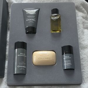 CHANEL Pour Monsieur Grooming Set - Gray and Gold